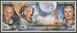 Zentralafrikanische Republik 1994 Raumfahrt 1633/35 ZD Postfrisch (C62575) - Central African Republic