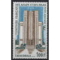 Afar Und Issa 1969 Öffentliche Gebäude Kathedrale Kirche 25 Postfrisch - Ongebruikt