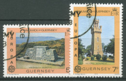 Guernsey 1978 Europa CEPT Baudenkmäler 161/62 Gestempelt - Guernsey