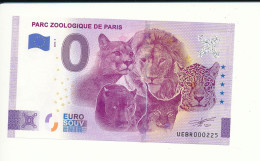 Billet Touristique 0 Euro - PARC ZOOLOGIQUE DE PARIS - UEBR - 2023-5 - N° 225 - Otros & Sin Clasificación