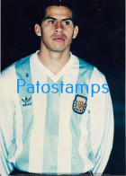 226028 ARGENTINA SPORT SOCCER FUTBOL Fernando Cáceres Jugó En Real Zaragoza España SELECCION PHOTO NO POSTAL POSTCARD - Argentina