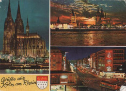 23895 - Köln U.a. Rheinufer Sonnenuntergang - Ca. 1975 - Koeln