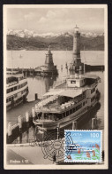 Maximumkarte 2024 Bodensee Schifffahrt - Antike Karte - Cartoline Maximum