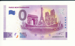 Billet Touristique  0 Euro  - PARIS MONTPARNASSE -  2023-6 - UEAE -  N° 634 - Otros & Sin Clasificación