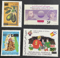 COMORES - MNH** -  1981 - # 638/645  4 VALUES - Comoros