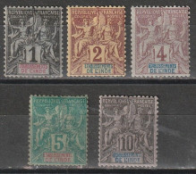 Inde N° 1 - 5 * - Unused Stamps