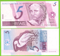 BRAZIL 5 REAIS 1997/2011  P-244Af UNC - Brazilië