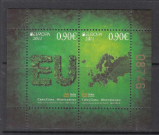 2011 Montenegro Europa Forests Souvenir Sheet MNH - Montenegro