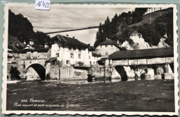 Auberge De L'Ange Entre Le Pont Couvert Et Le Pont Suspendu Du Gottéron (16'423) - Fribourg