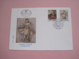 Yugoslavia FDC 1992 (5) - Brieven En Documenten