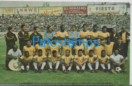 226039 BRAZIL BRASIL SOCCER FUTBOL EQUIPO AÑO 1970 NO POSTAL POSTCARD - Other
