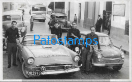 226040 ARGENTINA SALTA AUTOMOBILE OLD CAR AUTO AND MAN'S 17.5 X 11 CM PHOTO NO POSTAL POSTCARD - Argentina