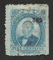 SE)1879 MEXICO, BENITO JUAREZ 10C SCT126, USED - Mexiko