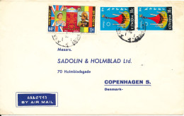 Ethiopia Cover Sent To Denmark 1968 ?? Topic Stamps - Ethiopie