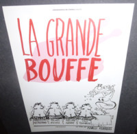 Affiche Dossier De Presse (21 X 30) La Grande Bouffe (illustration : Reiser) Cinéma - Affiches