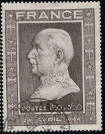 France 1944 Yv. N°606 - Maréchal Pétain - Oblitéré - Gebraucht