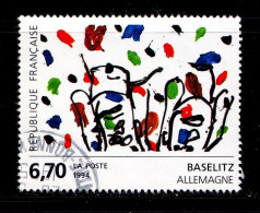 1994 N 2914 BASELITZ OBLITERE CACHET ROND #234# - Oblitérés