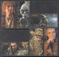 2012 New Zealand Hobbit Movies Lord Of The Rings Complete Set Of 6 MNH @ BELOW FACE VALUE - Ongebruikt