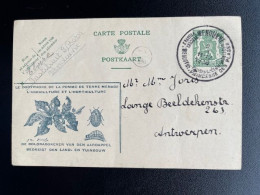 BELGIUM 1936 POSTCARD WENDUYNE WENDUINE TO ANTWERPEN ANVERS 09-09-1936 BELGIE BELGIQUE - Briefkaarten 1934-1951