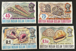 B.I.OT. - MNH** -  1974 - # 58/61 - Territoire Britannique De L'Océan Indien