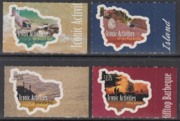 2012 Norfolk Island Iconic Activities Birds Shells Fishing Complete Set Of 4 MNH - Norfolk Island