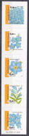 Finlande 2002 ** - Fleurs - Ne M'oublie Pas - Timbres Autocollants La Bande  (A5) - Ungebraucht