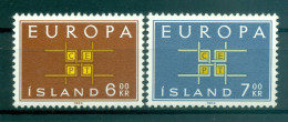 Islande 1963 - Y & T N. 328/29 - Europa (Michel N. 373/74) - Ongebruikt