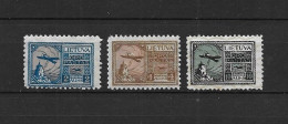 LOTE 1421   ///   LITUANIA 1934  YVERT Nº: PA 15/17  *MH    ¡¡¡ OFERTA - LIQUIDATION - JE LIQUIDE !!! - Lithuania