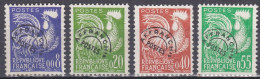 France Préoblitéré 1964 N° 119-122 (*) Coq (K15) - 1964-1988