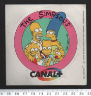 CANAL + THE SIMPSONS  / RADIO FM TV / AUTOCOLLANT - Pegatinas