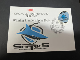 27-3-2024 (4 Y 12) Australia Cronulla-Sutherland Sharks Winning Premiership In 2016 - Sonstige & Ohne Zuordnung