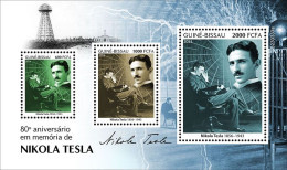 Guinea Bissau 2023, Nikola Tesla, BF - Fisica