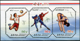 North Korea 2020. Sports (MNH OG) Souvenir Sheet - Corea Del Norte