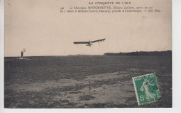 CPA La Conquête De L'Air - Le Monoplan Antoinette - Hubert Latham, Après Un Vol De 1 Heure 8 Minutes (record Français... - ....-1914: Précurseurs