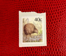 NOUVELLE ZÉLANDE 1991 1v Adhésive Mi YT Pájaro Bird Pássaro Vogel Ucello Oiseau NEW ZEALAND - Kiwi's