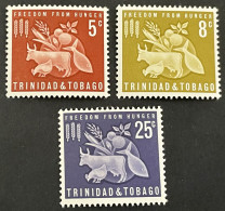 TRINIDAD - MNH** -  1963 - # 194/196 - Trindad & Tobago (1962-...)