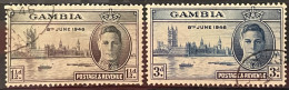 GAMBIA - (0) -  1946 - # 137/138 - Gambie (1965-...)