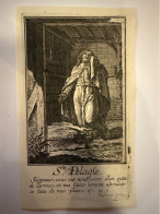 Kopergravure Sainte Pelagie D'Antiochie Martyr Graveur Harrewijn Fete 8 Octobre Crète - Collections