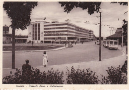 Italie -- VENEZIA --1937--Piazzale Roma E Autorimessa (petite Animation,voiture,autocar,tramway) - Venezia