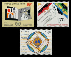 ZYPERN Nr 745-747 Postfrisch S039FBA - Unused Stamps