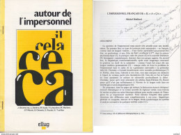 C1 Michel MAILLARD Autour De L IMPERSONNEL Dedicace ENVOI 1985 Port Inclus France - Signierte Bücher