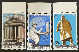 GILBERT - MNH** -  1974 CHURCHILL CENTENARY - # 229/231 - Gilbert- Und Ellice-Inseln (...-1979)