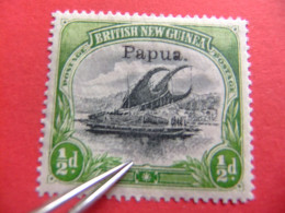 52 PAPUA BRITISH NEW GUINEA 1907 / LAKATOI EN EL RIO MAMBARA YVERT 17 MH - Papúa Nueva Guinea