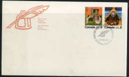 Canada 1976 FDC Canadian Authors - Lettres & Documents