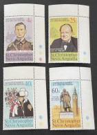 ST. CHRISTOPHER - MNH** -  1974 CHURCHILL CENTENARY - # 307/310 - St.Christopher, Nevis En Anguilla (...-1980)