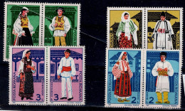 ROMANIA 1987 FOLK COSTUMES MI No 4398-405 MNH VF!! - Ungebraucht