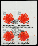 DDR 1990 Nr 3323 ESST Zentrisch Gestempelt VIERERBLOCK ECKE- X04B44A - Used Stamps