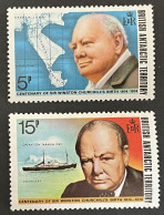 B.A.T. - MNH** -  1974 CHURCHILL CENTENARY - # 62/63 - Unused Stamps