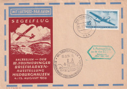 EAST GERMANY 1956 FLIGHT COVER. - Brieven En Documenten