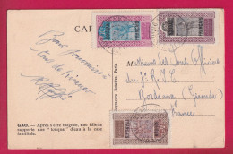 MARKALA SOUDAN FRANCAIS 1932 POUR BORDEAUX GIRONDE CARTE POSTALE LETTRE - Covers & Documents